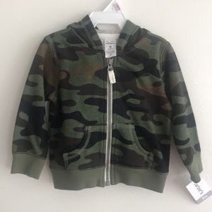 Carters camo hoodie sweater
